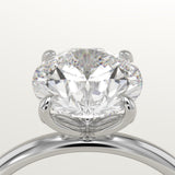 1.5 CT Round Cut Solitaire Lab-Grown Diamond Engagement Ring