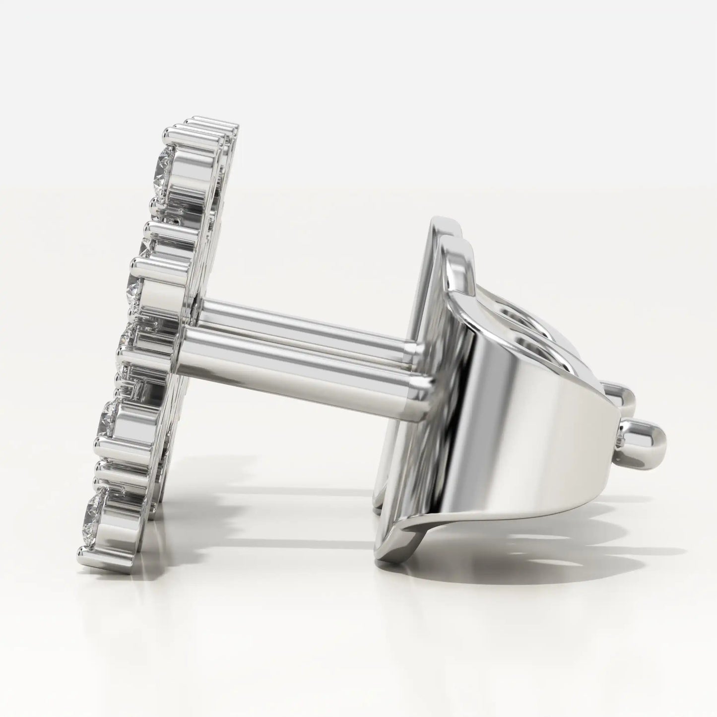 0.408 TCW Round Lab-Grown Diamond Stud Earrings