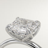 2.0 CT Asscher Cut Solitaire Lab-Grown Diamond Engagement Ring