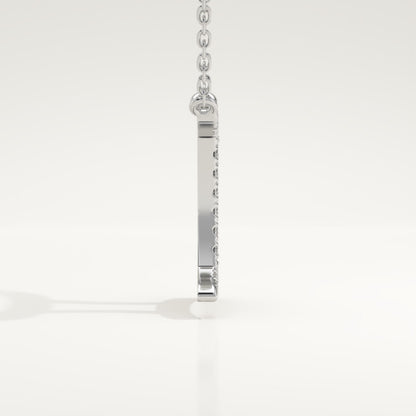 0.13 TCW Round Lab-Grown Diamond Gemini Zodiac Necklace