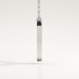 0.23 TCW Round Lab-Grown Diamond Y Initial Necklace