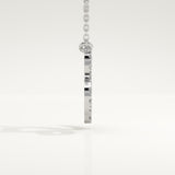 0.14 TCW Round Lab-Grown Diamond Leo Zodiac Necklace