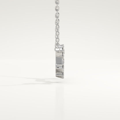 0.085 TCW Round Lab-Grown Diamond Scorpio Constellation Necklace