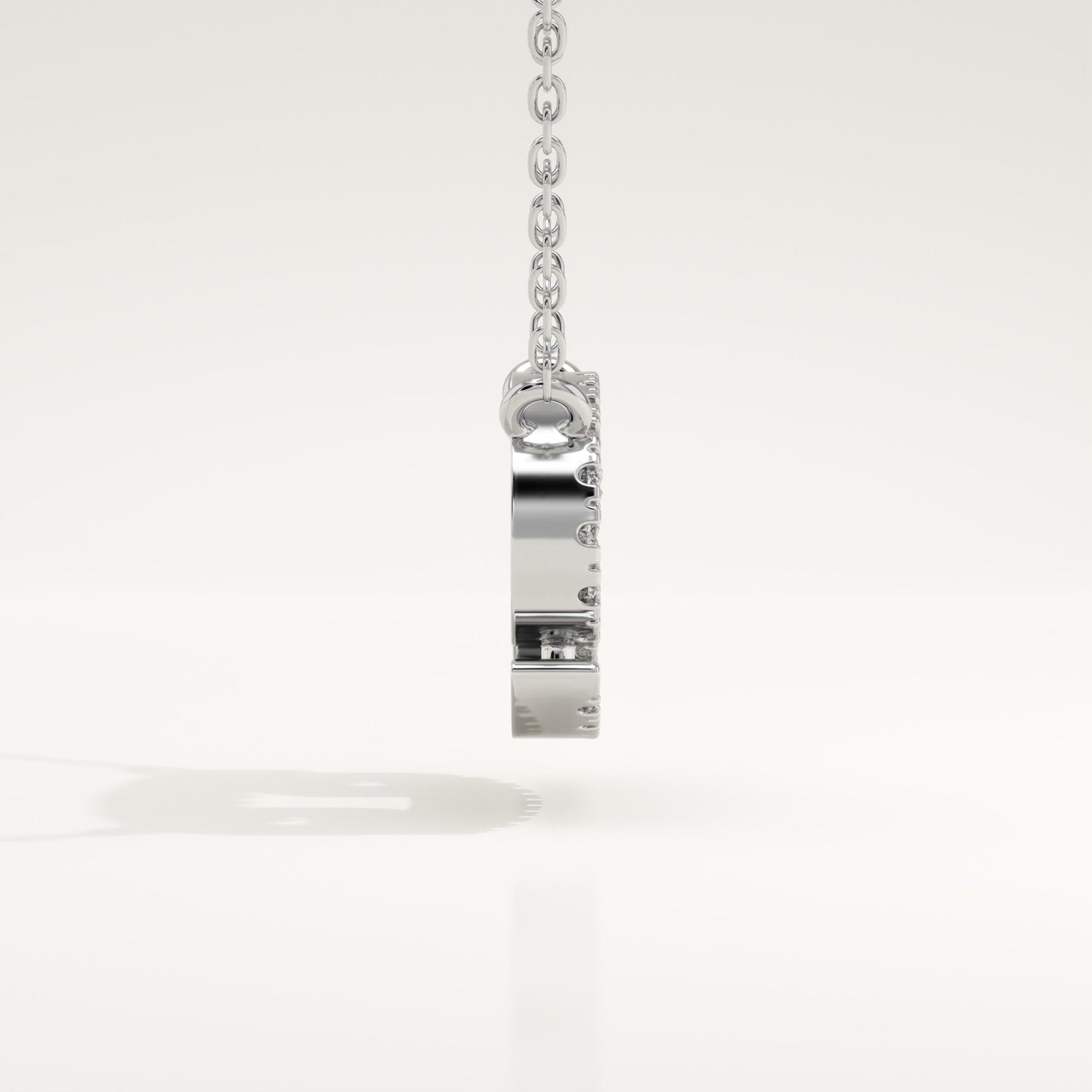 0.175 TCW Round Lab-Grown Diamond Cancer Zodiac Necklace