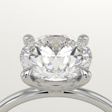 2.0 CT Round Cut Solitaire Lab-Grown Diamond Engagement Ring