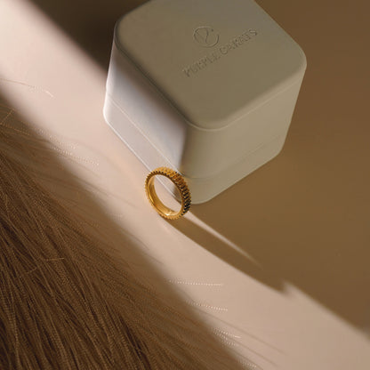 Textured Wedding Band