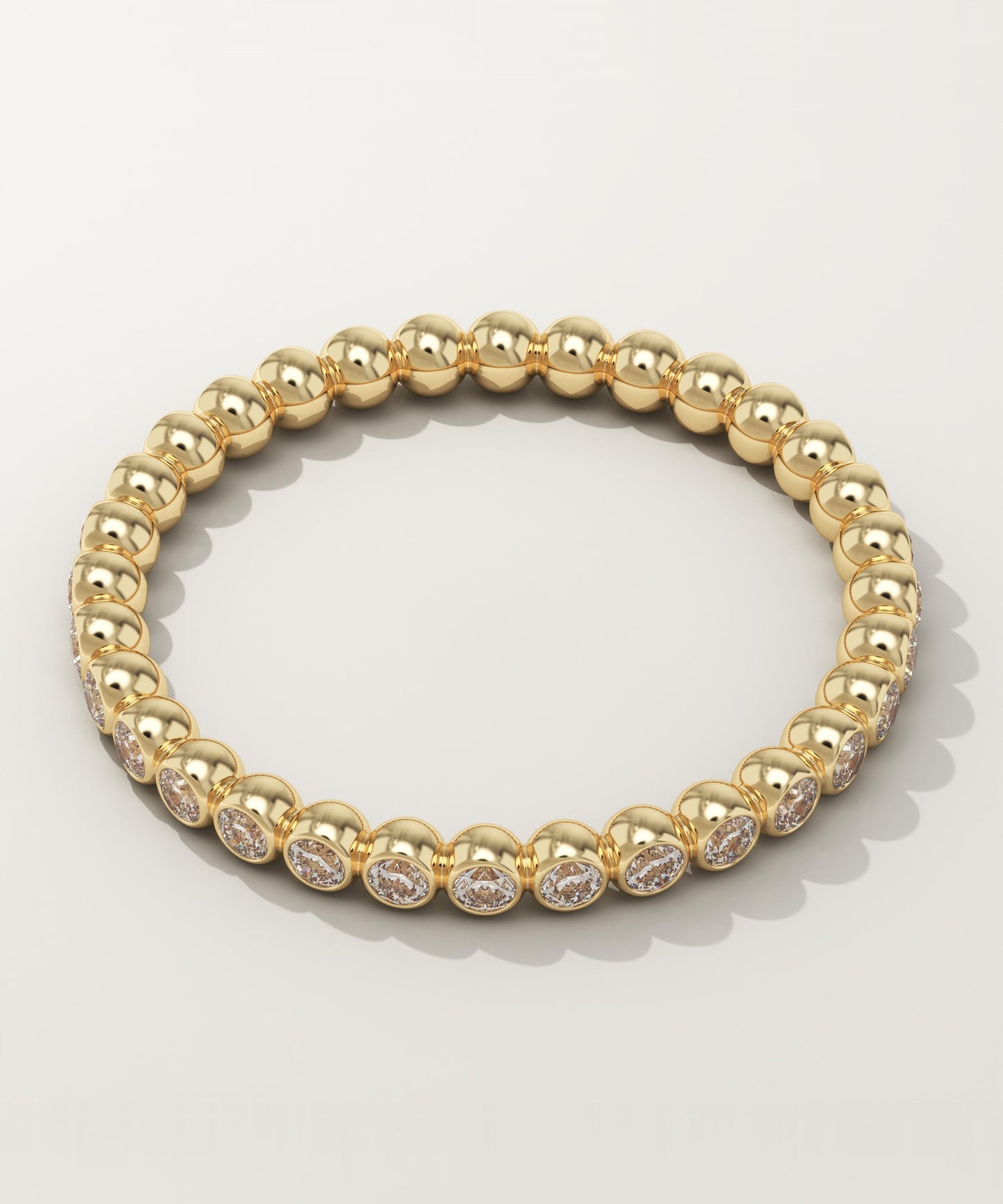 0.7 TCW Round Lab-Grown Diamond Full Eternity Wedding Band