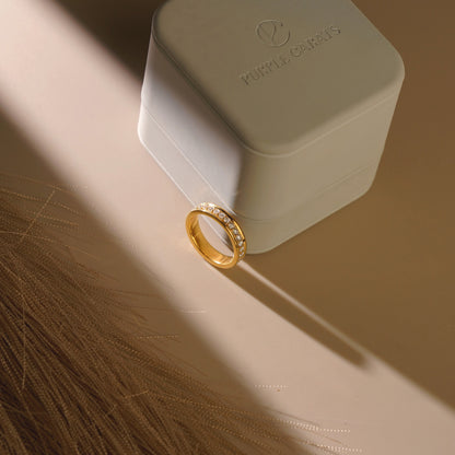 0.7 TCW Round Lab-Grown Diamond Full Eternity Wedding Band
