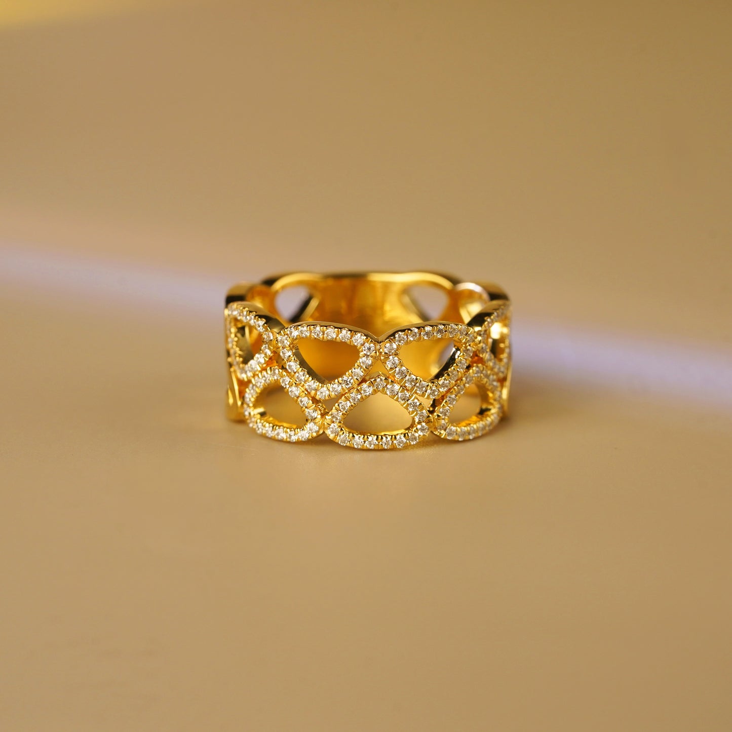 0.32 TCW Round Lab-Grown Diamond Multi Stone Wedding Band
