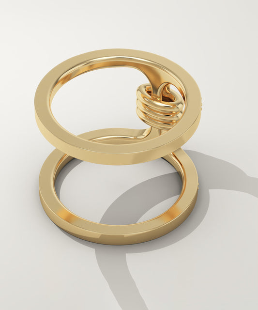 0.445 TCW Round Lab-Grown Diamond Double Shank Wedding Band