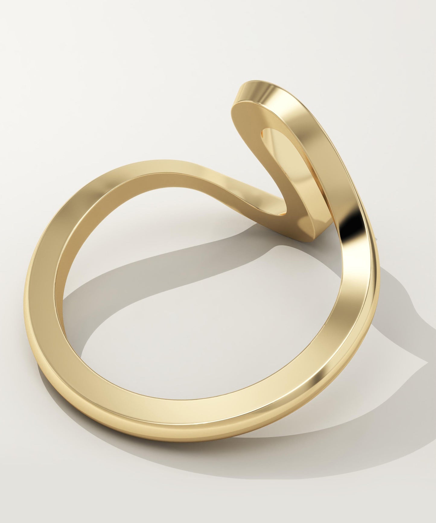 0.07 CT Round Lab-Grown Diamond Curved Wedding Band