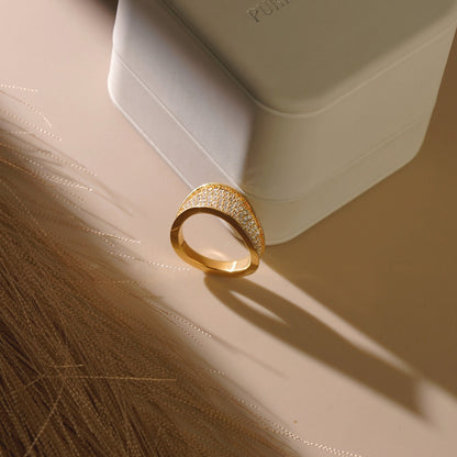0.953 TCW Round Lab-Grown Diamond Multi Stone Wedding Band
