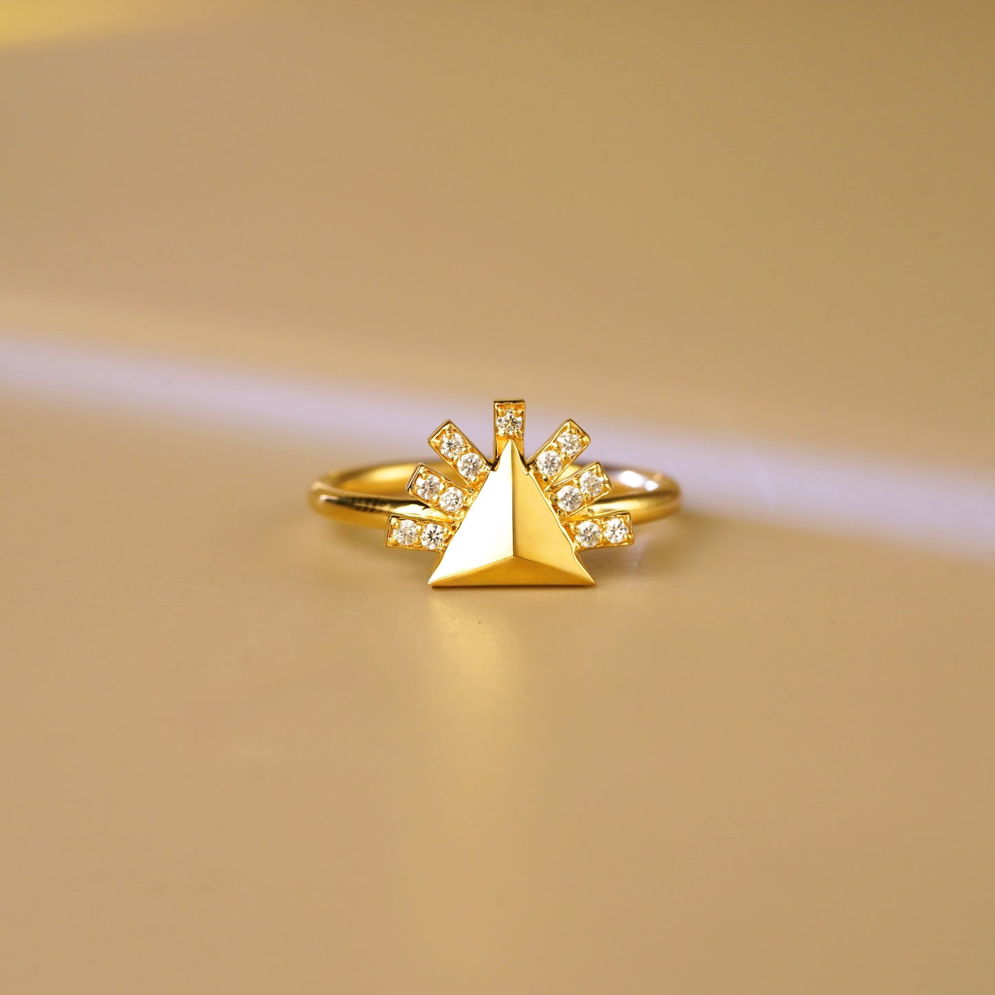 0.13 TCW Round Lab-Grown Diamond Unique Wedding Band