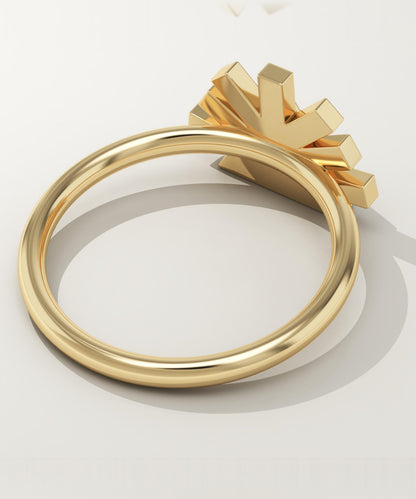 0.13 TCW Round Lab-Grown Diamond Unique Wedding Band