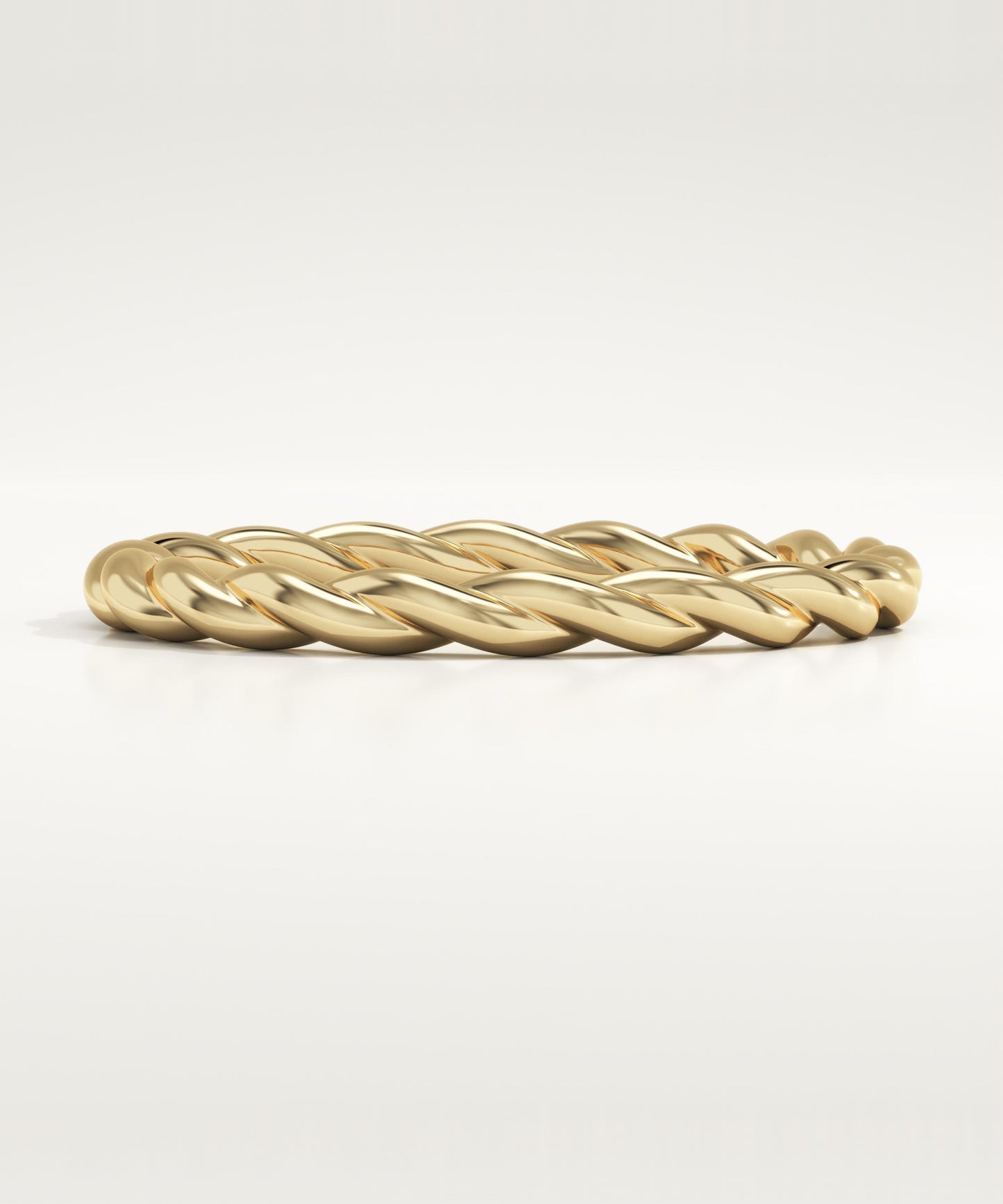 Twisted Shank Wedding Band