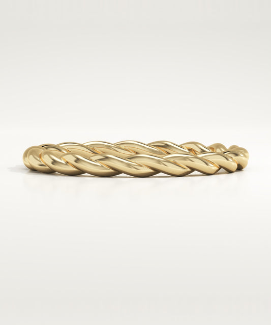 Twisted Shank Wedding Band