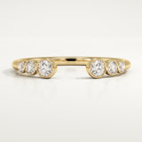 0.22 TCW Round Cut Lab-Grown Diamond Wedding Band