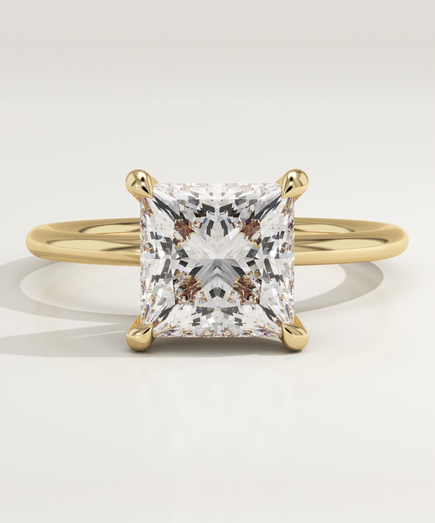 Princess Cut Solitaire Lab-Grown Diamond Engagement Ring