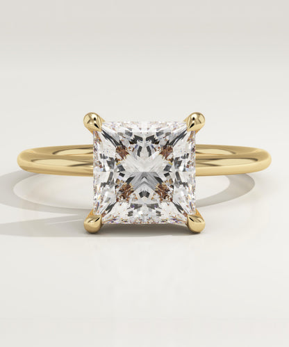Princess Cut Solitaire Lab-Grown Diamond Engagement Ring