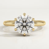 1.5 CT Round Cut Solitaire Lab-Grown Diamond Engagement Ring