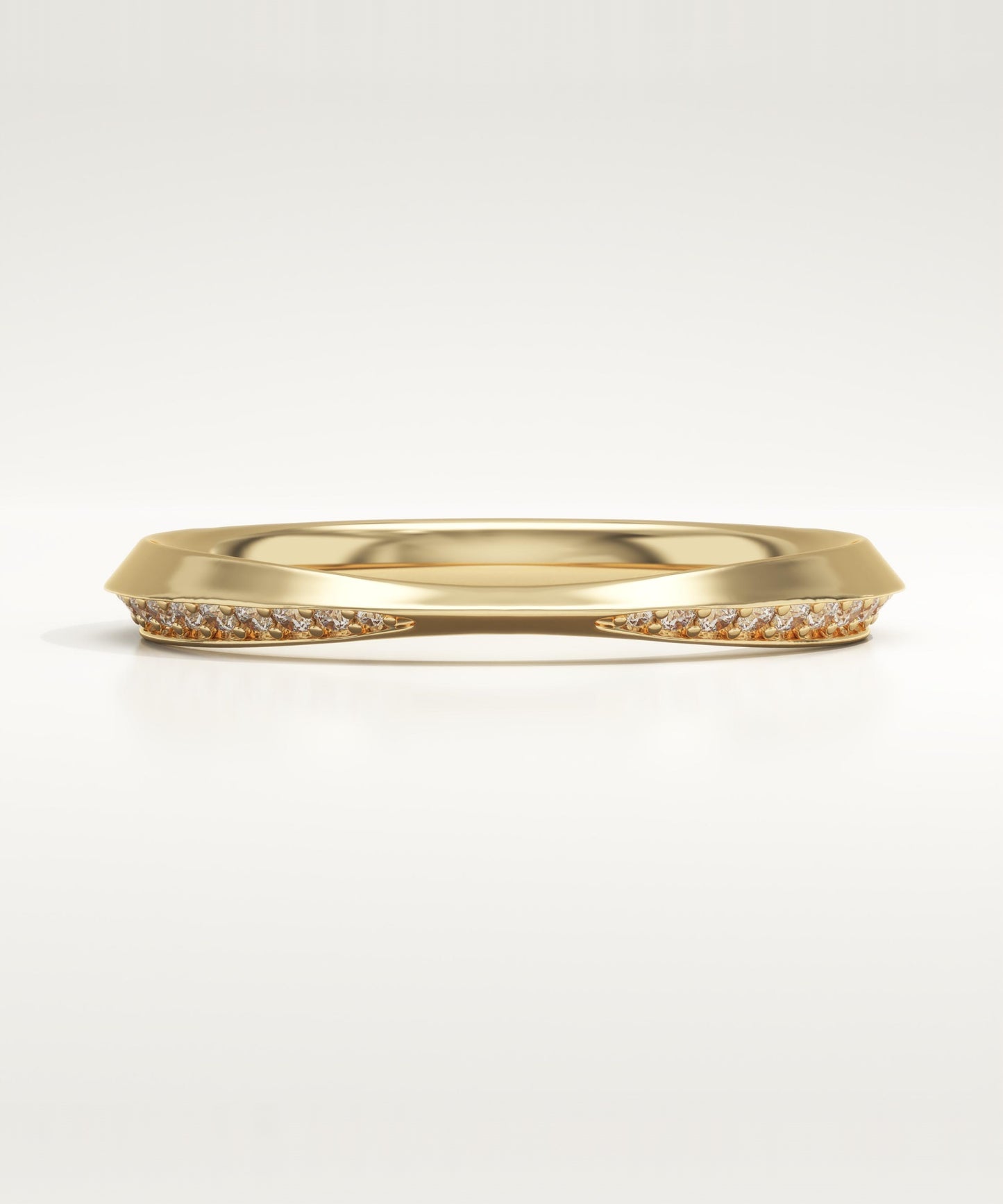 0.16 TCW Round Lab-Grown Diamond Channel Setting Wedding Band