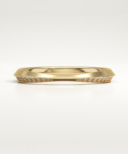 0.16 TCW Round Lab-Grown Diamond Channel Setting Wedding Band