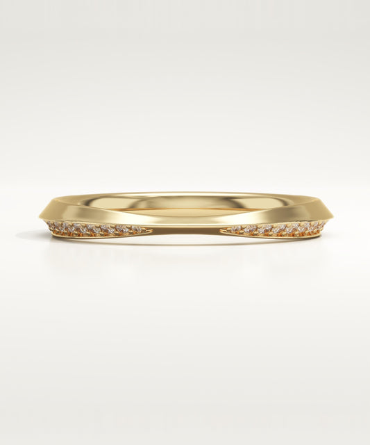 0.16 TCW Round Lab-Grown Diamond Channel Setting Wedding Band