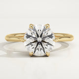 2.0 CT Round Cut Solitaire Lab-Grown Diamond Engagement Ring