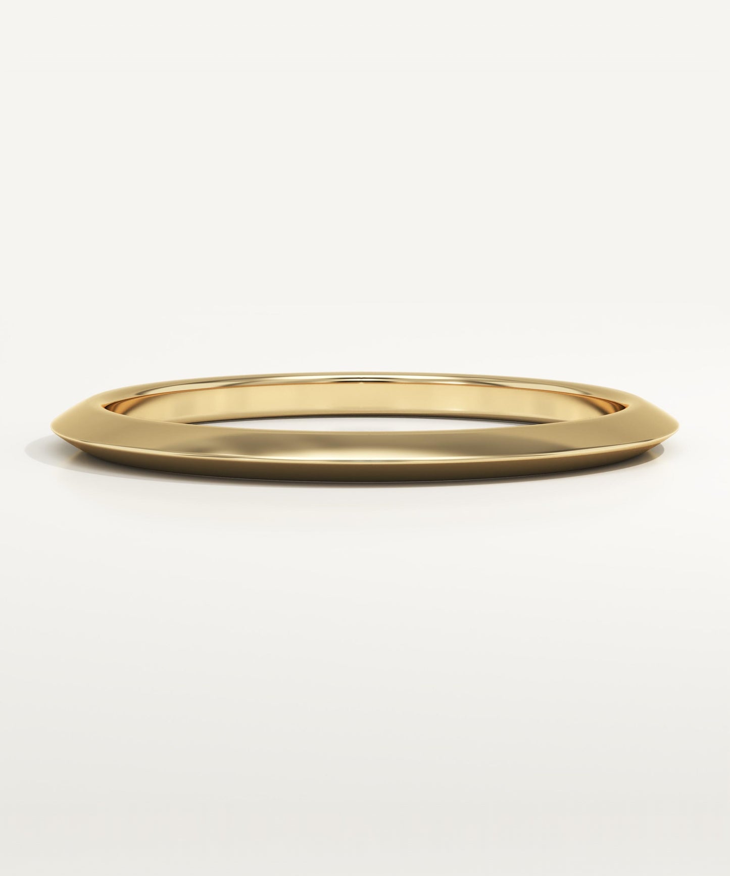 Knife Edge Wedding Band