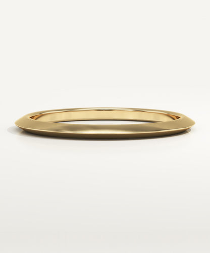 Knife Edge Wedding Band
