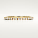 0.18 TCW Round Cut Lab-Grown Diamond Full Eternity Wedding Band