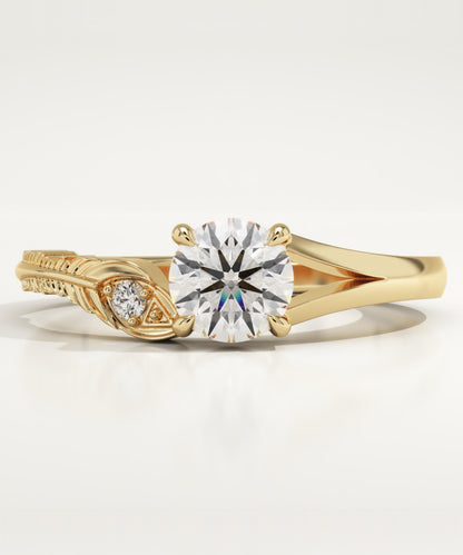 0.775 Round Cut Toi Et Moi Lab-Grown Diamond Engagement Ring