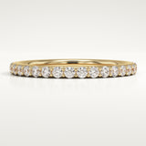 0.74 TCW Round Cut Lab-Grown Diamond Full Eternity Wedding Band