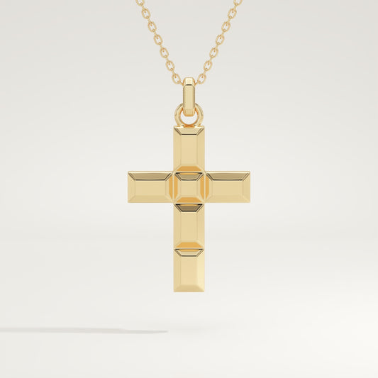 Simple Cross Pendant Necklace