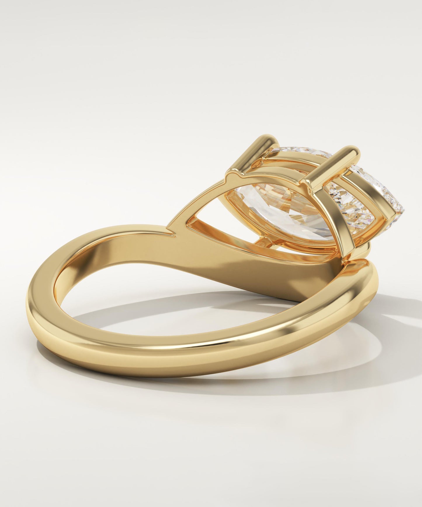 Marquise Cut Solitaire Lab-Grown Diamond Engagement Ring