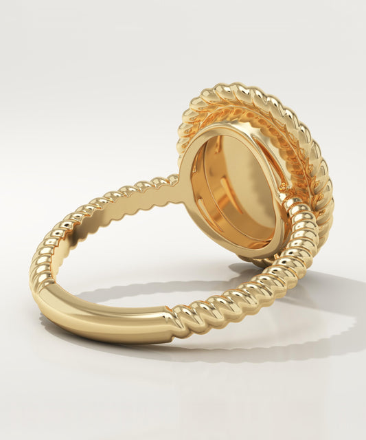 University Of Texas Style Statement Ring