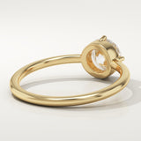 1.0 CT Round Cut Solitaire Lab-Grown Diamond Engagement Ring