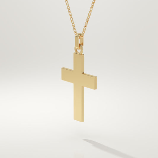 Simple Cross Pendant Necklace