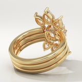 1.78 CT Asscher Cut Solitaire Lab-Grown Diamond Bridal Set