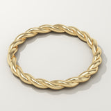 Twisted Shank Wedding Band