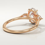 2.0 CT Oval Cut Three Stone Lab-Grown Diamond Engagement Ring