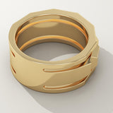 0.67 TCW Baguette Lab-Grown Diamond Five Stone Setting Wedding Band