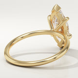 1.5 CT Marquise Cut Solitaire Lab-Grown Diamond Engagement Ring