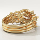 1.08 CT Marquise Cut Solitaire Lab-Grown Diamond Bridal Set