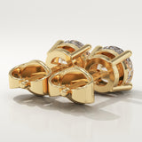 1 TCW Round Lab-Grown Diamond Stud Earrings