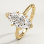 2.0 CT Marquise Cut Solitaire Lab-Grown Diamond Engagement Ring