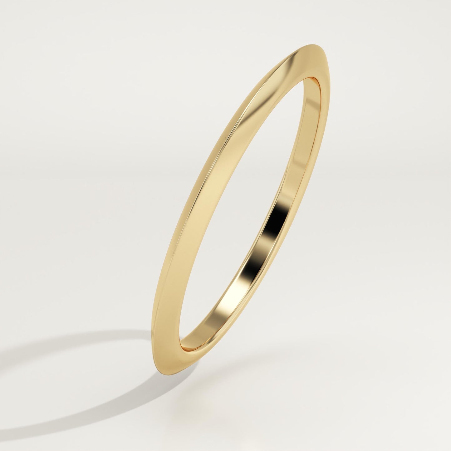 Knife Edge Wedding Band