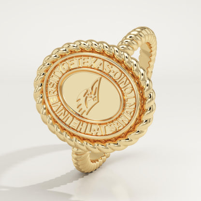 University Of Texas Style Statement Ring