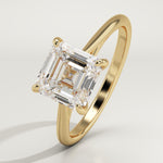 2.0 CT Asscher Cut Solitaire Lab-Grown Diamond Engagement Ring