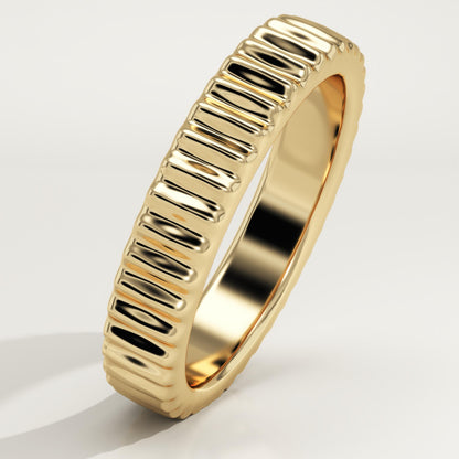Textured Wedding Band